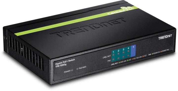 Image du produit Trendnet Tpe-Tg50g Poe+ (5 ports)