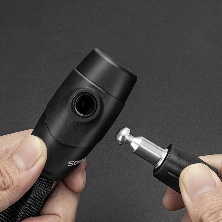 Image du produit Rockbros 3230002001 antivol pour vélo avec combinaison et clé - noir (95 cm)