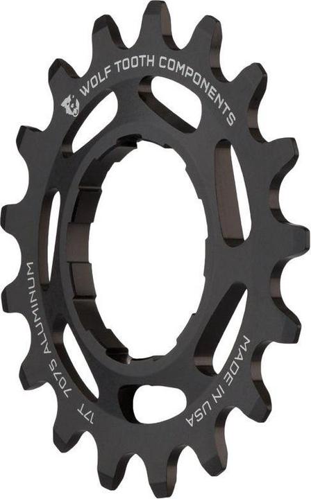 Image du produit Wolf Tooth aluminium Single Speed pignon, 17 dents, black (17)