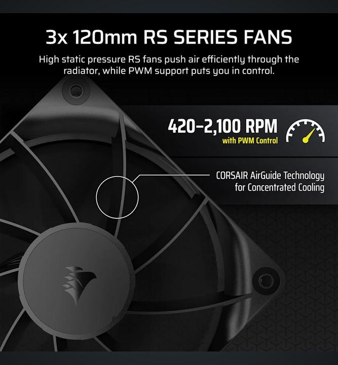 Produktbild Corsair NAUTILUS 360 LCD, 360mm Radiator, Liquid CPU Cooler