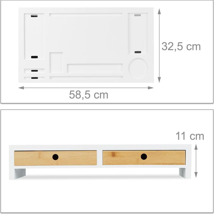 Actual product image Relaxdays Monitorständer
