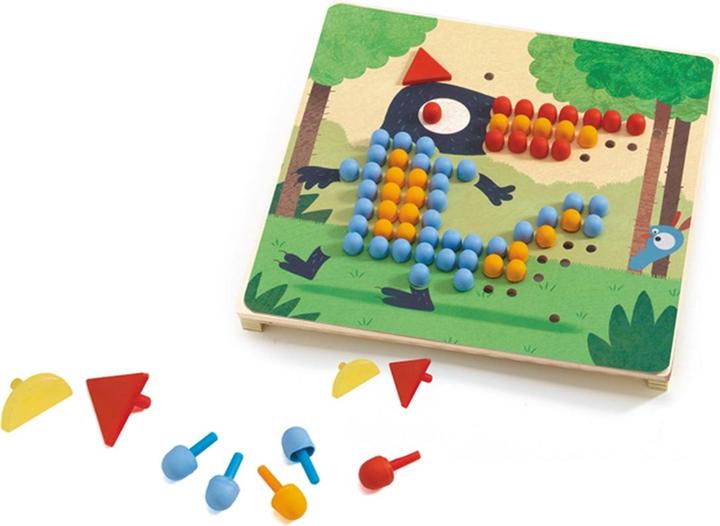 Produktbild Djeco Lernspiel Mosaico rigolo (mult) (Italienisch, 4 - 5 Jahre)