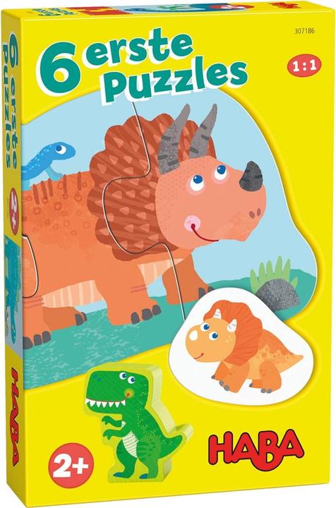 Immagine prodotto Haba 6 primi puzzle di dinosauri (18 pezzi)