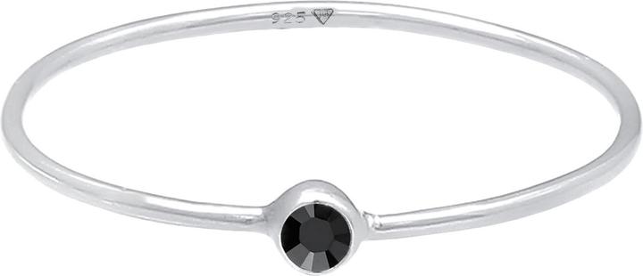 Produktbild Elli Ring Stapelring Basic Kristalle 925 Silber (42, 925 Silber)