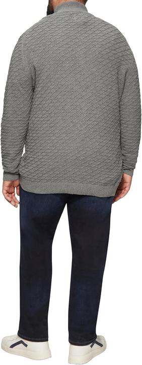 Produktbild s.Oliver Strickpullover Strukturierter Pullover mit Half-Zip (3XL)