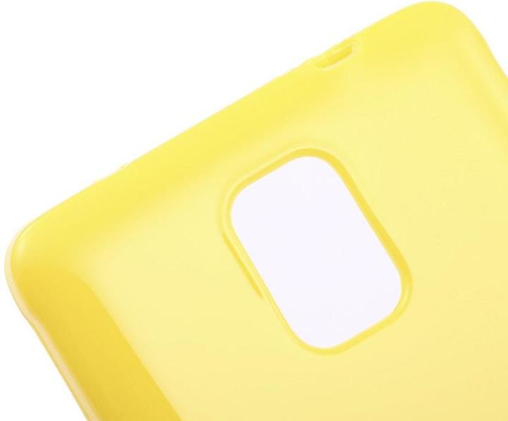 Produktbild König Design Schutzhülle TPU Case für Handy Samsung Galaxy Note 4 SM N910 Gelb (Samsung Galaxy Note 4)