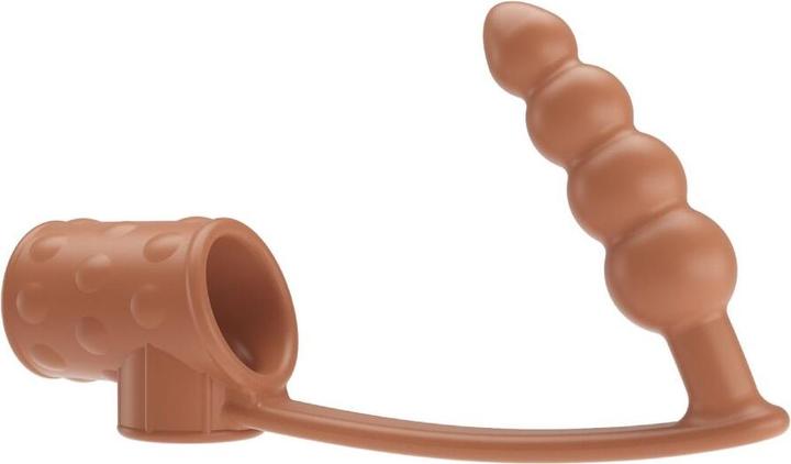 Produktbild Pretty Love - Penishülle mit Analplug Natur