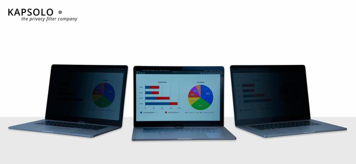 Actual product image Kapsolo 2-Way Privacy Film removable for HP Elitebook X360 1040 G7 G8 (14", 16 : 9)