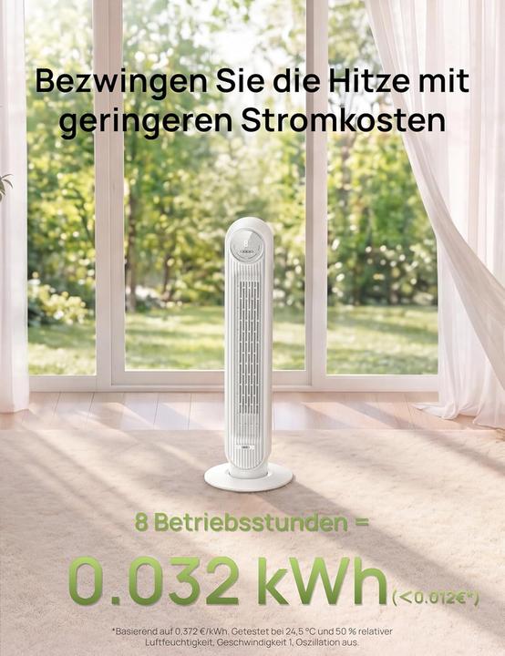 Actual product image Dreo Tower fan (28 dB)