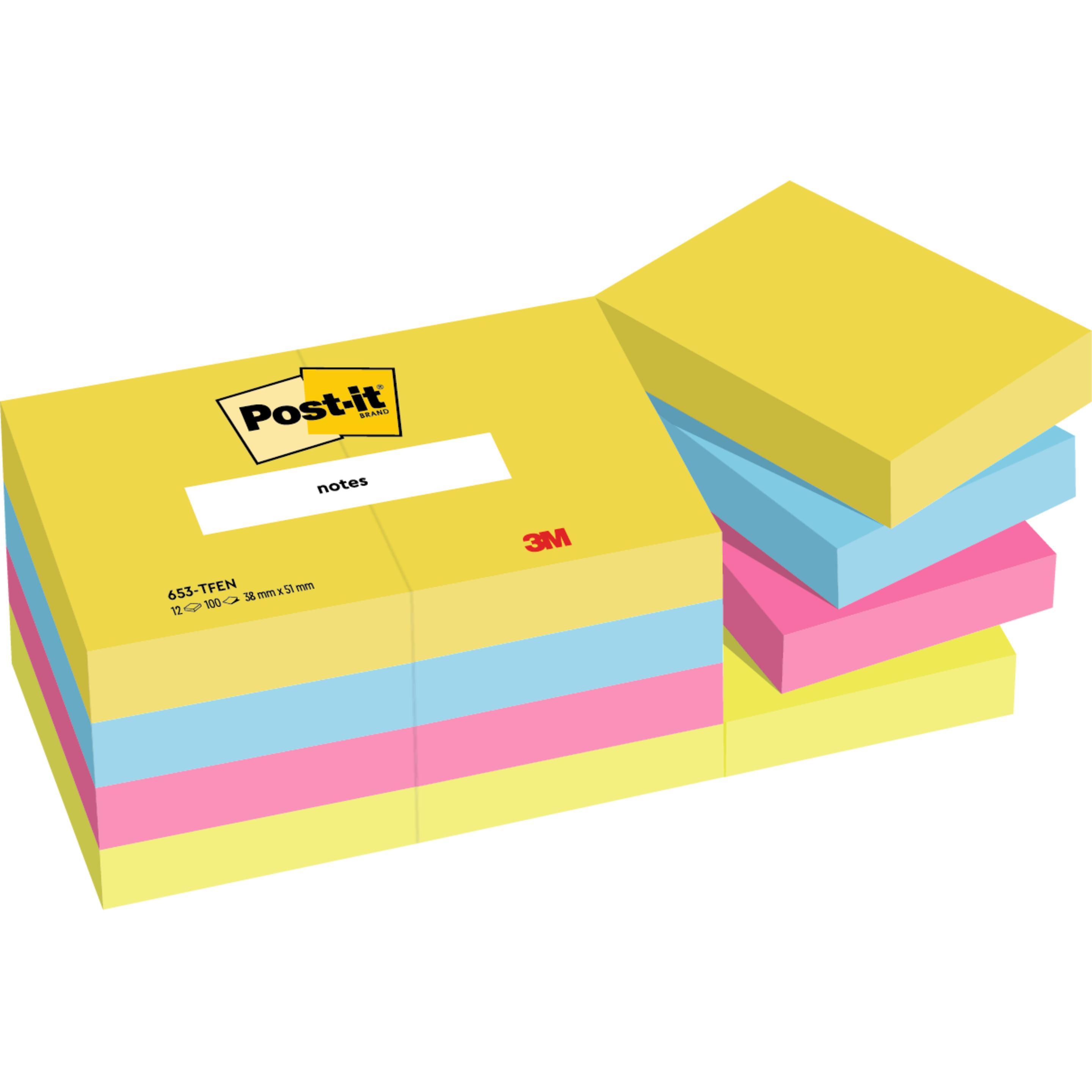 Thumbnail - Post-it, Haftnotiz, Haftnotzien (51 x 38 mm)