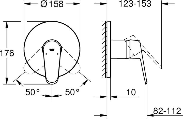 Actual product image Grohe Eurodisc Cosmopolitan OHM