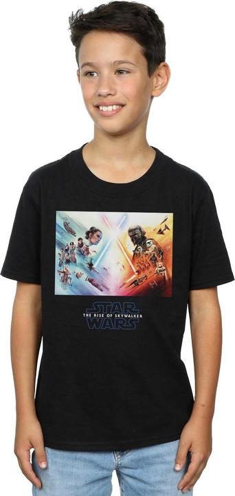 Produktbild Star Wars The Rise Of Skywalker Battle Poster TShirt Jungen (128)
