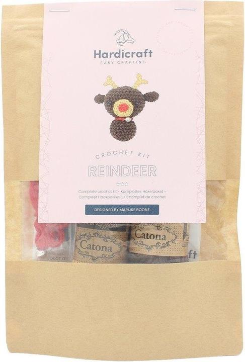 Actual product image Hardicraft Mini Reindeer - Crochet Set