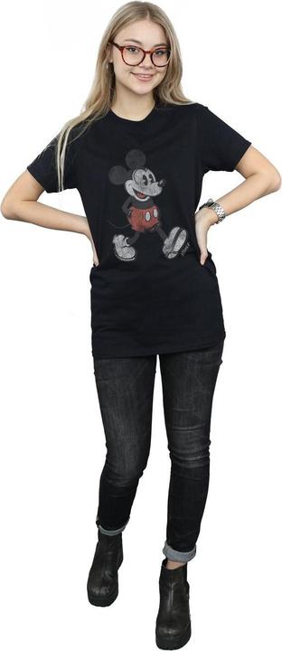 Produktbild Disney Walking Mickey Mouse Baumwolle Boyfriend TShirt (XXL)