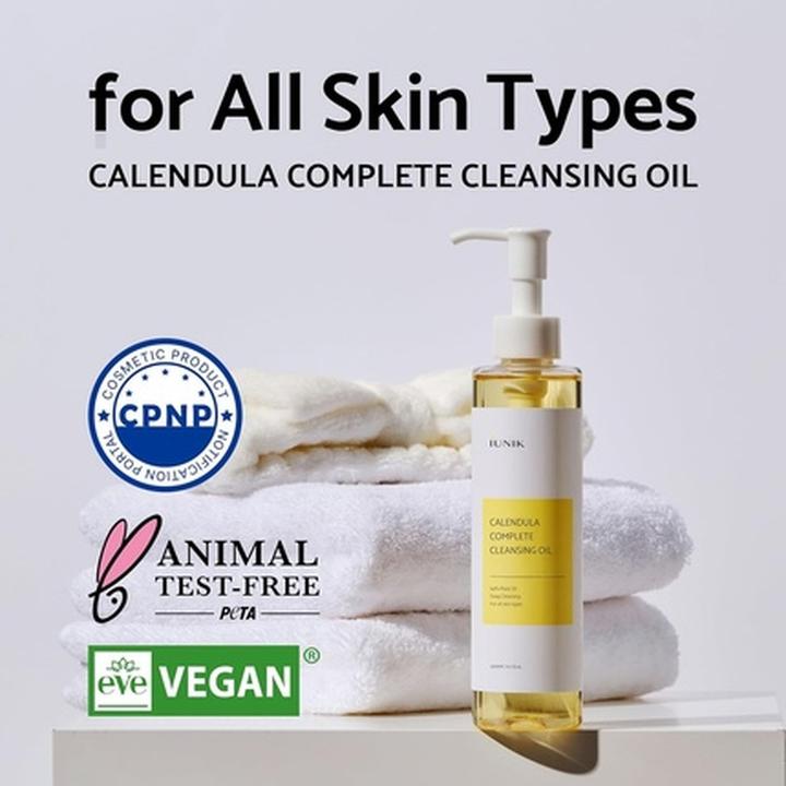 Produktbild iUNIK Calendula Complete Cleansing Oil (Reinigungsöl, 200 ml)