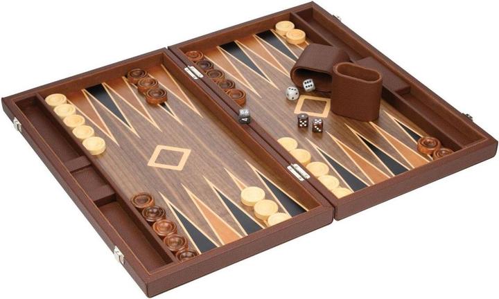 Image du produit Philos Backgammon Polyegos, grand, similicuir (Allemand, Anglais, Danois, Espagnol, Français, Italien, Néerlandais, Polonais, Russe, Suédois, 2 Joueur)