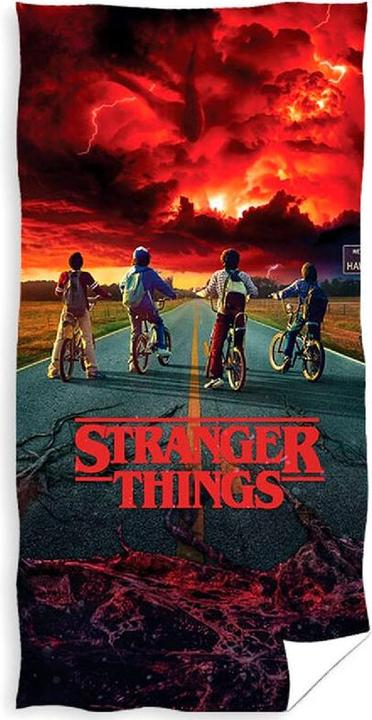 Actual product image Netflix Stranger Things microfibre beach towel (140 x 70 cm)