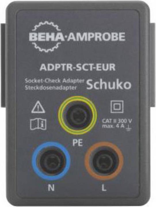 Beha Amprobe Amprobe Adapter ADPTR-SCT-EUR Socket Test Adapter ADPTR-SCT-EUR, 4854899 (Adapter)