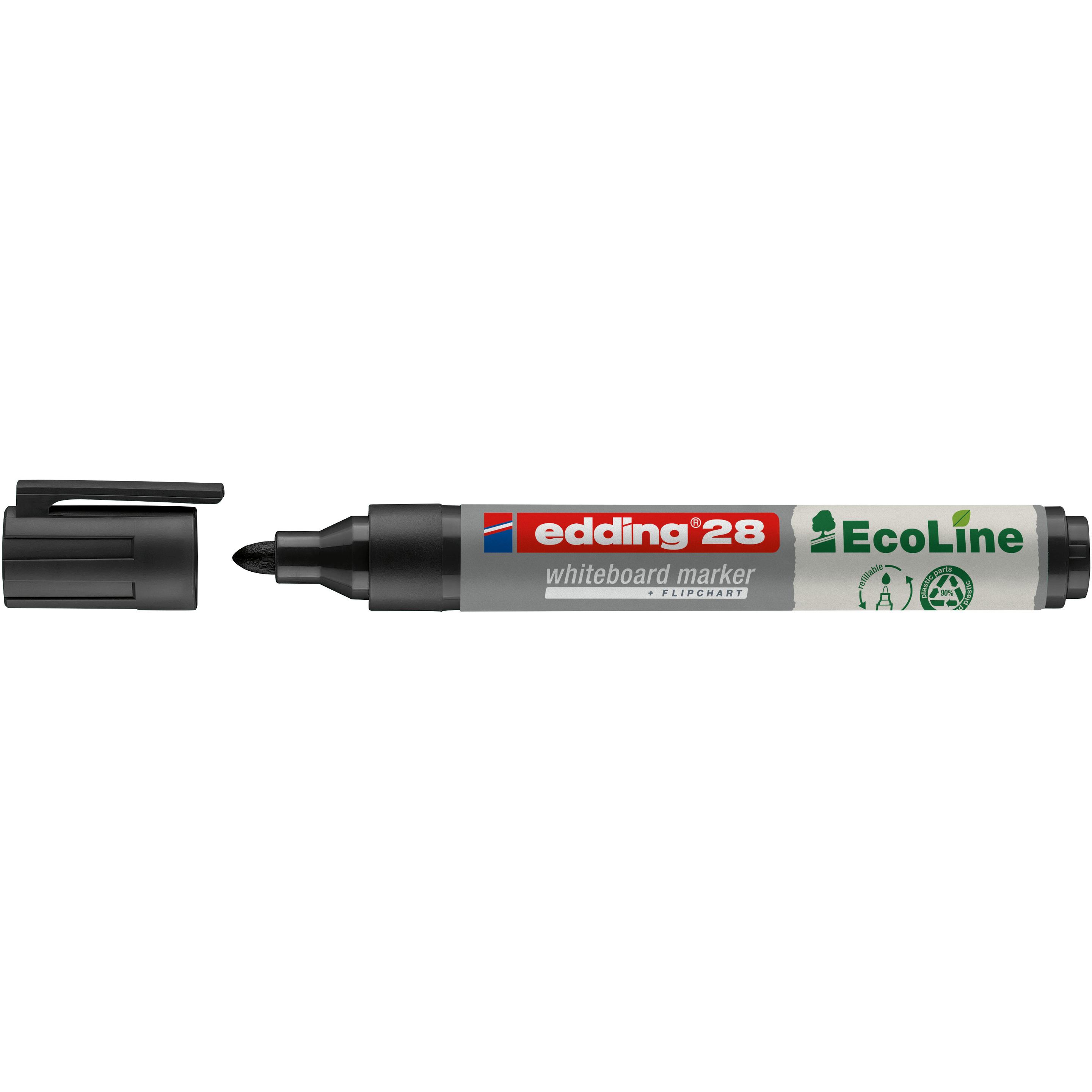 Thumbnail - Edding, Marker, Whiteboard Marker 28 EcoLine (Black, 1.50 mm, 1 x)