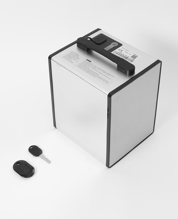 Produktbild Yadea Scooter EM38 schwarz matt (25 km/h, 500 W)