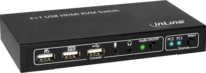 Actual product image InLine KVM Desktop Switch