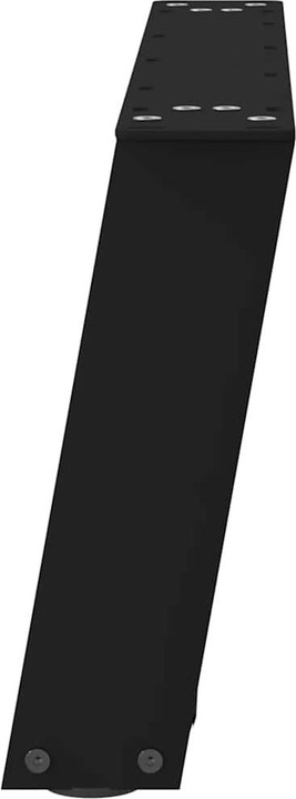 Produktbild VidaXL Couchtischbeine U-Form 2 Stk. Schwarz 70x(30-31) cm Stahl Tischbein