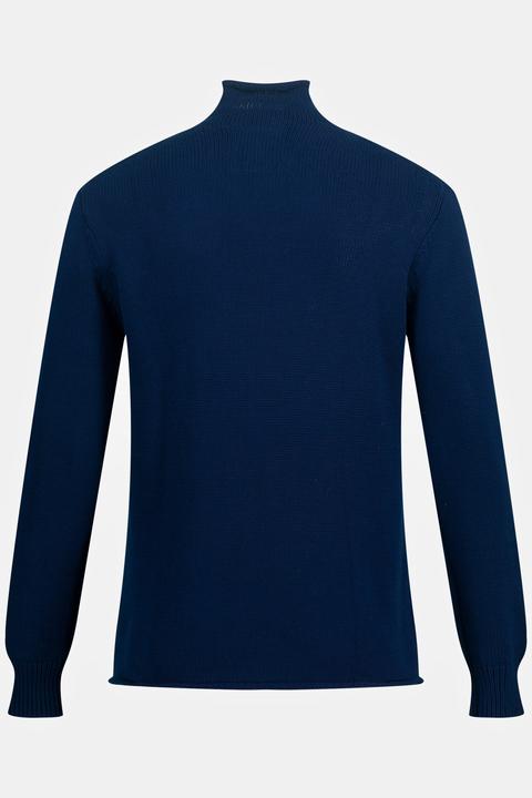 Produktbild JP1880 Rollkragenpullover, kerniger Strick, kurzer Rollkragen (XL)
