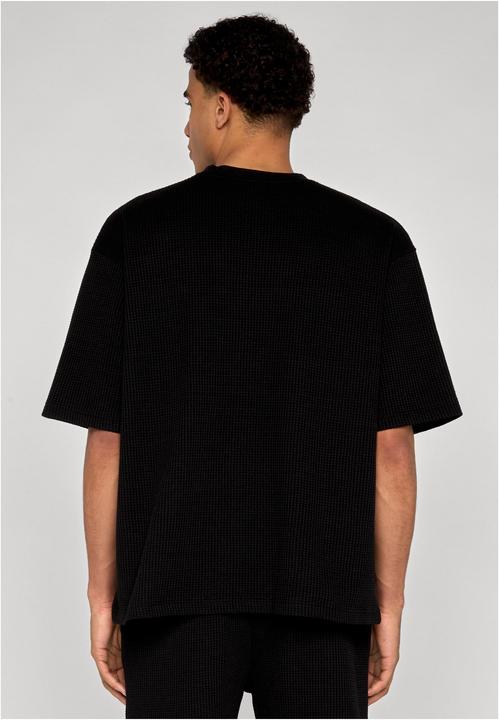 Produktbild Urban Classics Thermal Waffle Tee black L (L)