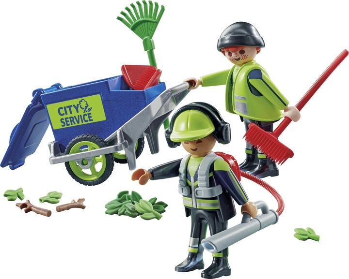 Actual product image Playmobil Stadtreinigung mit E-Fahrzeug (71434, Playmobil City Action)