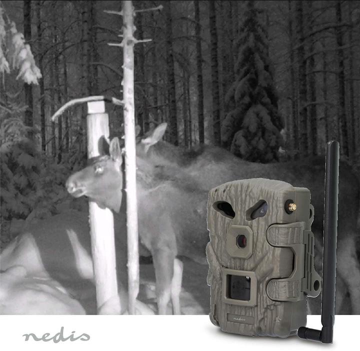 Actual product image Nedis Wildcamera - 1080p@30fps - 30.0 MPixel - 2 MPixel CMOS - IP66 - Zwart No-Glow IR - Nachtzicht - Kijk