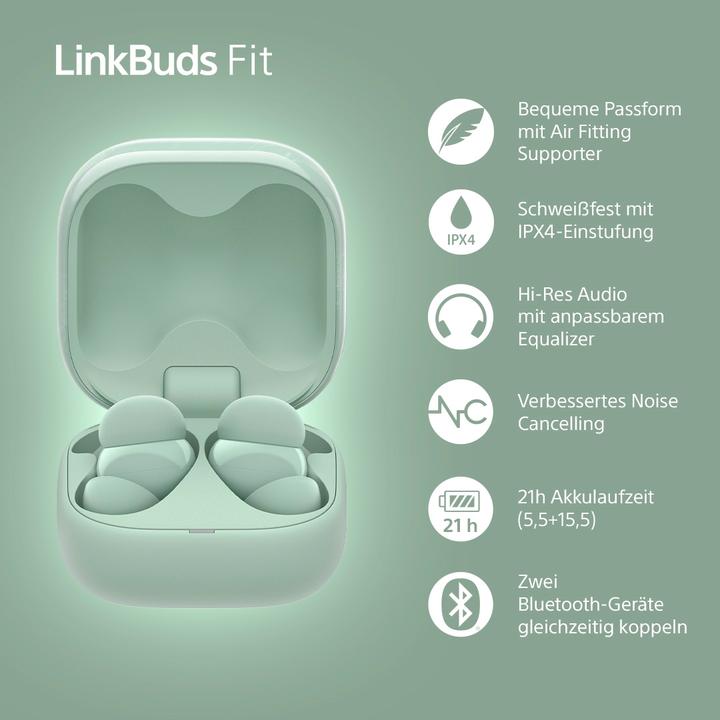 Actual product image Sony LinkBuds Fit (NC, 5.50 h, Wireless)