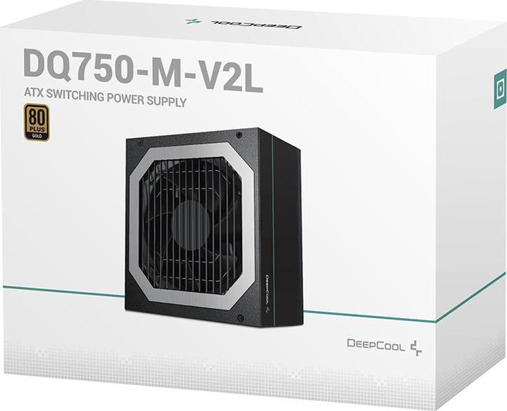 Immagine prodotto Deepcool DQ750-M-V2L Alimentatore 750 W 20+4 pin ATX Nero (750 W)