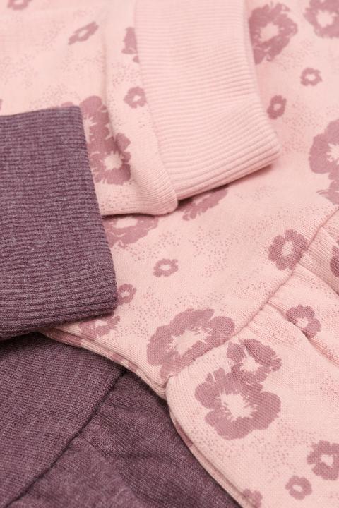 Produktbild Minymo Sweat-Kleid 2er Set Misty Rose Gr. 104 (104)