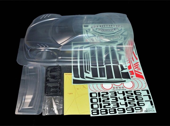 Actual product image Tamiya Raikiri GT Body Parts Set
