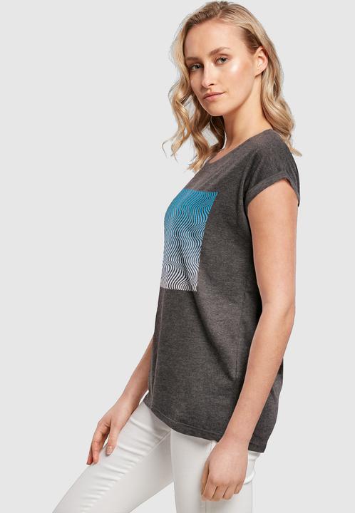 Produktbild Merchcode Ladies Summer - Wavy Pattern T-Shirt - 112601 (5XL)