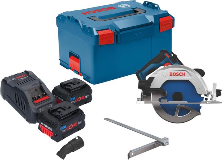 Produktbild Bosch Professional Bosch GKS 18V-68-2 Akku Kreissäge 18 V 190 mm Brushless + 2x ProCORE Akku 8,0 Ah + Ladegerät +