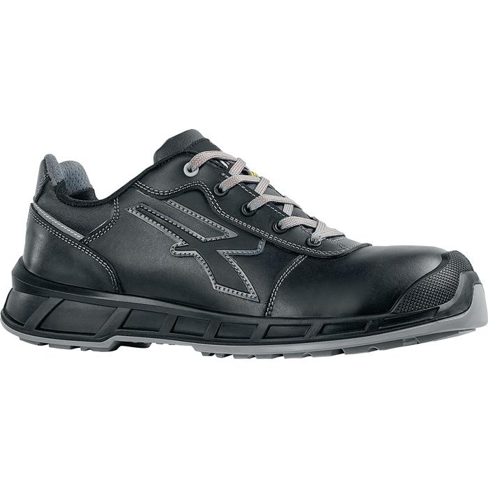 U-Power, Sicherheitsschuhe, Sicherheitshalbschuh Sinatra Gr.44 schwarz/grau S3 CI SRC ESD EN20345 Leder (S3, 44)