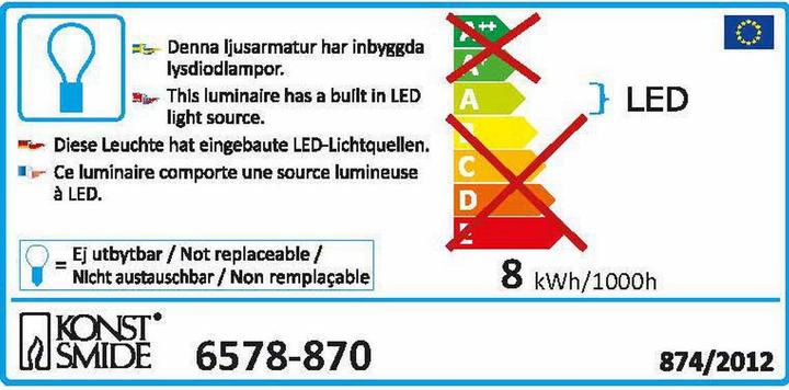 Energie-Label Konstsmide Baum (5 m)