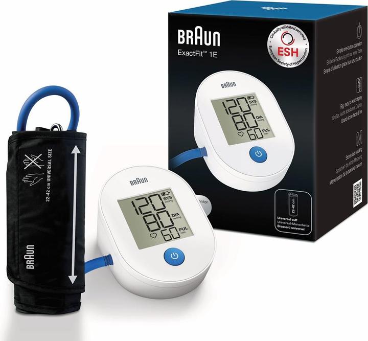 Immagine prodotto Braun Misuratore di pressione ExactFit 1E (1 pz) (Sfigmomanometro per braccio)