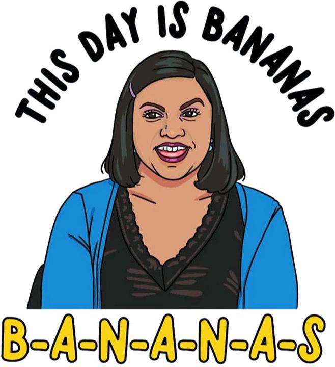 Actual product image The Office Poster This Day Is Bananas