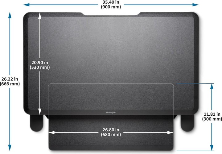 Actual product image Kensington SmartFit Sit/Stand Desk