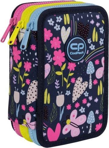 Coolpack Triple decker pencil case with equipment Jumper 3 IN THE GARDEN