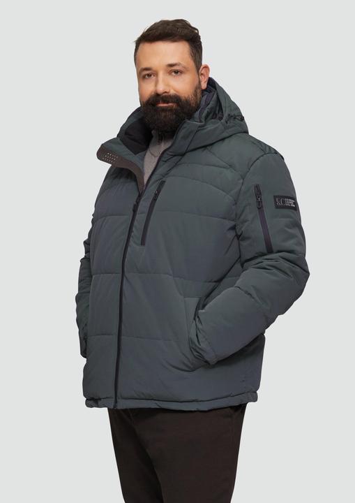 Actual product image S.Oliver Outdoor-Jacke Wasserabweisende Steppjacke mit abnehmbarer Kapuze (4XL)