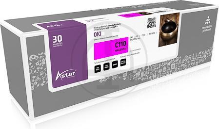 Actual product image Astar Magenta - compatible - toner cartridge - for OKI MC160n (M)
