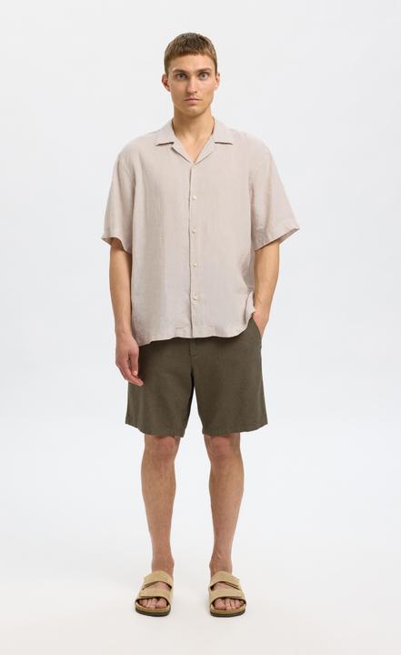 Actual product image Selected 100% Leinen Kurzarmhemd (XL)