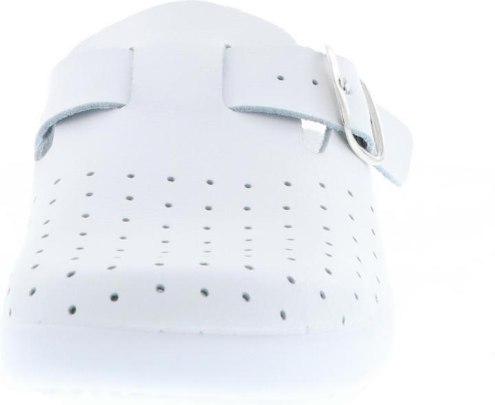 Produktbild Saniflex Herren Clogs Arzt Praxis Arbeitsschuhe EN ISO 20347:2012 OB-E-SRC weiss (45)