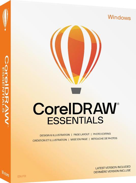 Image du produit Corel CorelDRAW Essentials 2024 (1 Utilisateur, 1 Périphériques/Utilisateurs, Illimité)