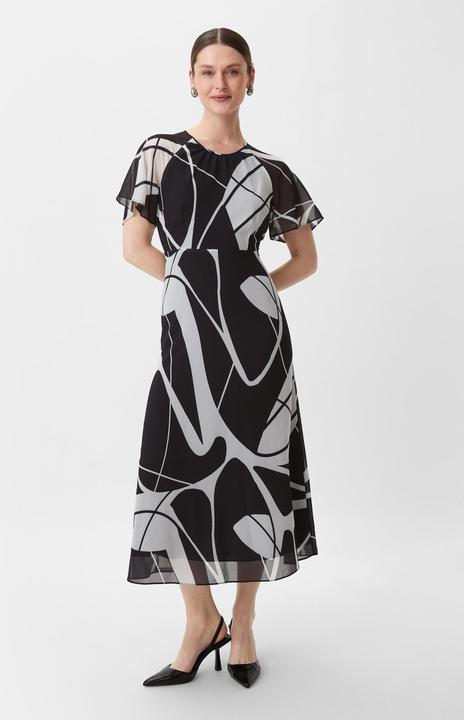 Actual product image Comma Kleid Maxi-Kleid aus Chiffon (34)
