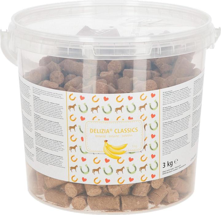 Image du produit Kerbl Delizia Classics Banane - Friandises pour chevaux - 1 kg (1 x, 1000 g)