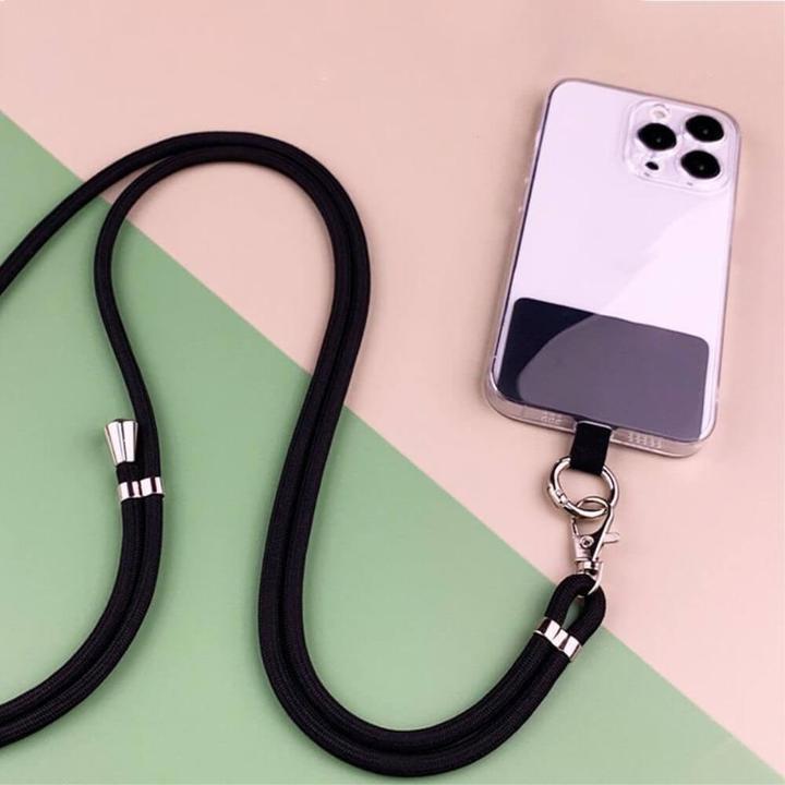Image du produit Cover-Discount Chaîne universelle pour téléphone portable avec lanière bleu foncé